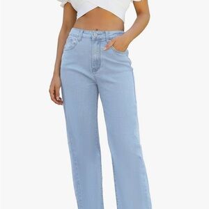 Stylish Light Blue Women's Flare Jeans